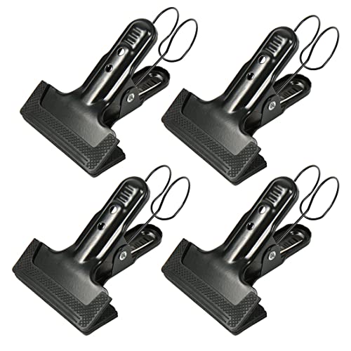 4-Packs Heavy Duty Power Spring Clamps with Hook,Photo Props with Hook Clips,4.3inch Photo Hook Background Clip for Photography Photo Studio Backdrops Light Reflector