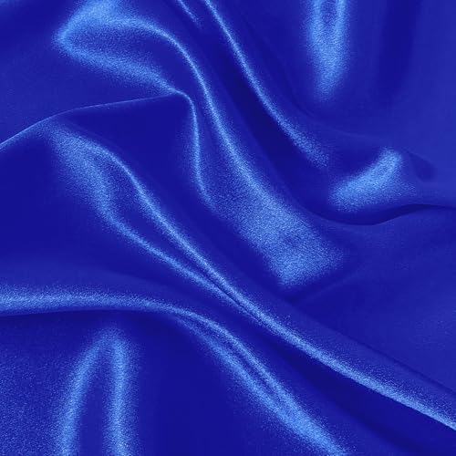 RUDONG M Satin Photography Backdrop 3.3x2.5ft - Wrinkle-Free Silky Fabric Background for Jewelry/Cosmetics/Flat Lay/Studio, Royal Blue Backdrop Cloth (100x75cm) - color: Royal Blue