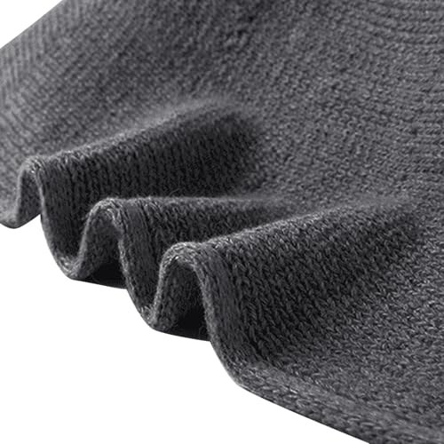 Halloween Witch Hat for Women Wide Brim Foldable Wizard Hat Wool Knit Pointed Cap Cosplay Costume Accessory - color: Dark Grey