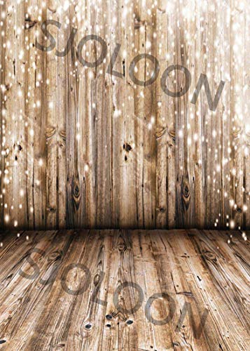 5x7ft Rustic Wood Vinyl Photography Backdrop Nostalgia Wood Floor Photo Backdrop Baby Newborn Photo Studio Props JLT10359 - size: 5x7FT