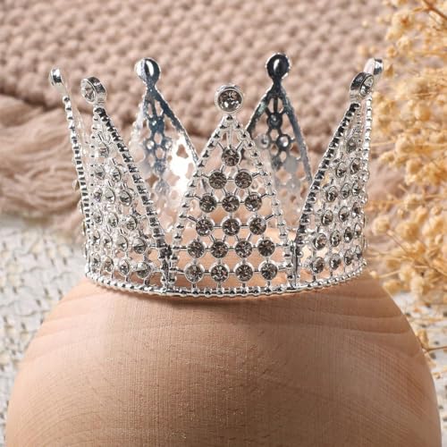 Newborn Photography Props Girl Boy Crown Photo Shoots Headband for Newborn Crystal Princess Party Headwear Photography Props