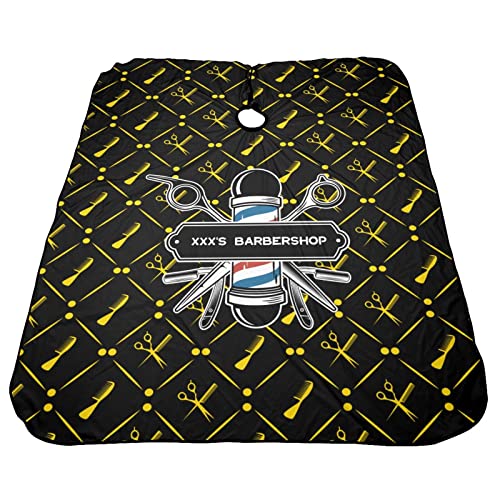 Custom Waterproof Barber Cape Personalized Text Barber Shop Salon Cape for Men Customized Hair Cutting Cape - color: Barber-1