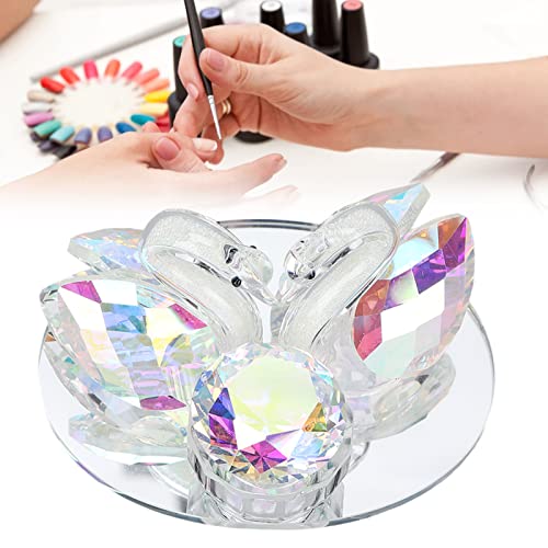 Dioche Nail Art Dappen Dish Home Nail Salon Exquisite Elegant Glass Acrylic Liquid Cup Holder Photography Prop Manicure Care Tools