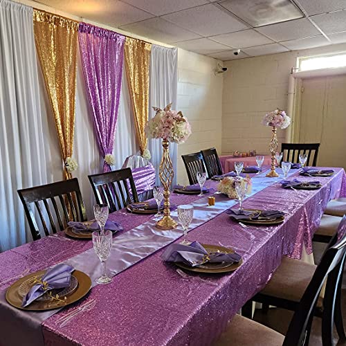Gold Sequin Backdrop Curtains Glitter Drapes 2FTx8FT 2 Panels for Wedding Birthday Party Decorations Bridal Baby Shower Party Supplies Sparkly Photography Background - color: Gold, size: 2FTx8FT-2PCS