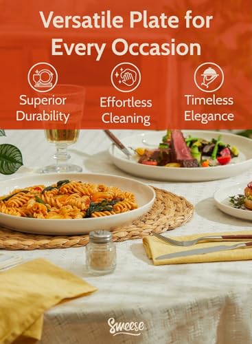 Sweese Porcelain Dessert Plates 7.4 Inch Set of 6 - Dove Gray Salad Plates, Dishwasher Microwave Safe, Smooth Glaze - color: Light Grey, size: 7.4 Inch