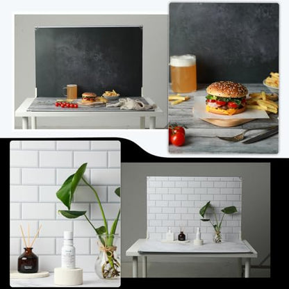 Photo Backdrop Board, 10Pcs 20Patterns Product Photography Backdrops for Food, Background Table Top Small Shooting Kit (XL Size 23x35in), MDAOCRY