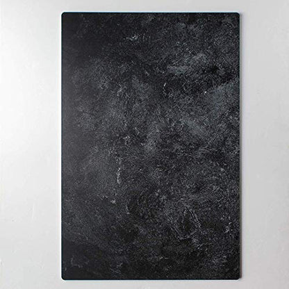 Bessie Bakes Black Textured Paint Replicated Photography Backdrop 2 Feet Wide x 3 Feet Long 3 mm Thick