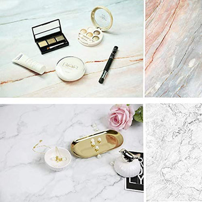 Selens 22x35 inch (56x88cm) 2 in 1 Photography Background Props Wood Brick Wall Marble Pattern Backdrop for Flat Lay Food Jewelry Cosmetics Makeup Small Product Photography, 3 Pieces 6 Graph - color: Set A