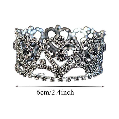 Infant Baby Girl Boy Crown Photo Shoots Headband for Newborn Crystal Princess Party Headwear Photography Props - color: Crown 5