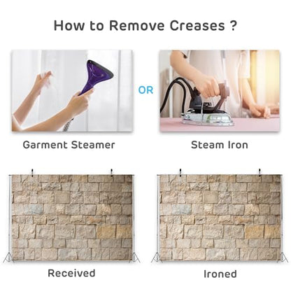8x6ft Fabric Brick Stone Wall Backdrop - Old Outdoor Rock Stone Wall Textures Background for Medieval Castle, Party Decorations, Baby Shower, Kids & Adults Portarit Photo Props - size: 8x6ft