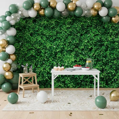 Spring Green Leaves Theme Photo Background Nature Greenery Wedding Birthday Party Newborn Baby Shower Photography Backdrops Zoo Decor Shoot Props Banner 71"x43" - style: 7x5 Leaves