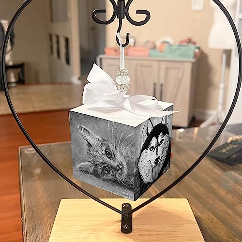 GNIEMCKIN 10 Packs Wooden Blocks for Crafts, 3.15 Inch Pine Wood Cubes, Wooden Cubes for Paint, Stamp, Decorate, DIY Projects and Personalized Gifts - size: 10 Packs 3.15 Inch
