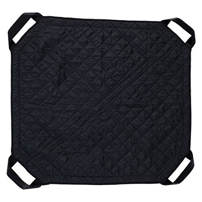 Patient Aid Positioning Sheet with Handles (PA45048) for Moving and Turning Patients in Bed, with 3-Layer Nylon Fabric for Comfort and Protection, 4 Ergonomic Straps for Fast and Safe Repositioning - size: 48" x 40"
