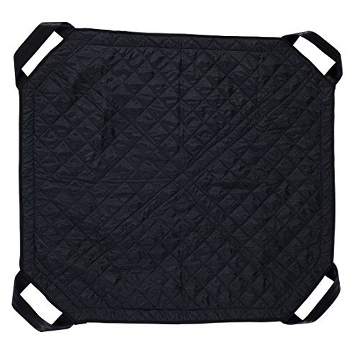Patient Aid Positioning Sheet with Handles (PA45057) for Moving and Turning Patients in Bed, with 3-Layer Nylon Fabric for Comfort and Protection, 6 Ergonomic Straps for Fast and Safe Repositioning - size: 57" x 40"
