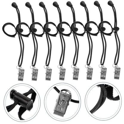 8Pcs Backdrop Support Clips Practical Photography Background Fixing Holders for Wrinkle Display and Secure Attachment Photo and Video