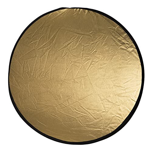 Fotodiox 22in 5-in-1 Collapsible Reflector Panel with Bag for Photography and Video - Black, Gold, Silver, Translucent, and White Panel - size: 22in (55cm)
