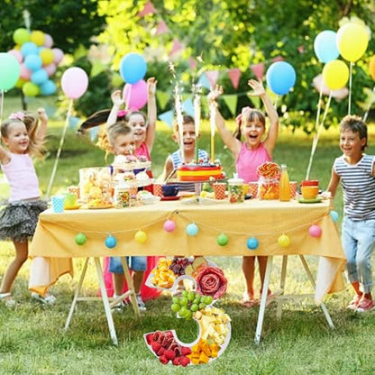 Charcuterie Cardboard Number Fillable Shaped Treat Decorative Box Anniversary Birthday Table Centerpiece (3 Style, 9inch) - size: 9inch, style: 3 Style