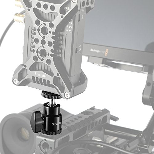 SmallRig 1/4" Camera Hot Shoe Mount, Ballhead Tripod with Additional 1/4" Screw, 2pcs Pack - 2059 - size: 2pcs pack
