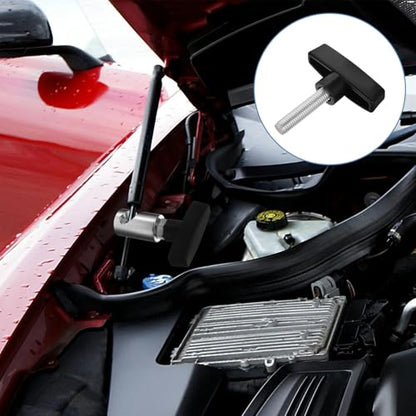 LIFKOME Car Hood Prop Rod Holder Clamp, Lift Support Struts Clamp Tool for Automotive Hood and Trunk, Aluminum Anti-slip Gas Lift Rod Support for Hatch and Liftgate Repair