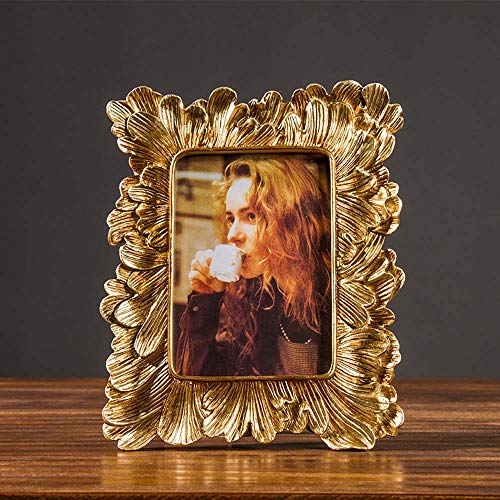 Photo Frame DIY Resin Home Decor Gold Photography Props Wedding Desk Party supplies(1,gold)