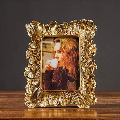 Photo Frame DIY Resin Home Decor Gold Photography Props Wedding Desk Party supplies(1,gold)