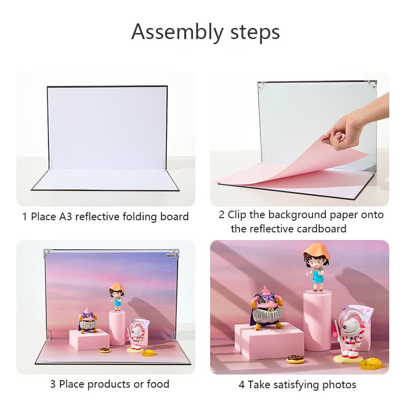 Product Photography Backdrops Photo Backdrop-10PCS /20 Patterns 16.5x11.7In Small Flat Lay Seamless Paper Background Props Tabletop Photo Shoot for Food Jewelry Cosmetics