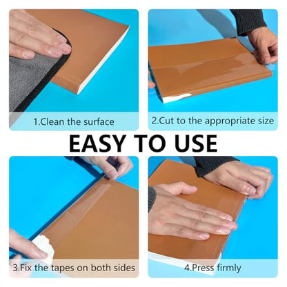 YINTTIAN 3Inch x 16.5Ft Archival Safe Book Repair Tape. Acrylic Acid Free Strong Adhesive Clear Tape for Textbook Spine, Photo Album, Library Repair Supplies, Removable Book Binding Tape - size: 3 Inch x 16.5 Feet