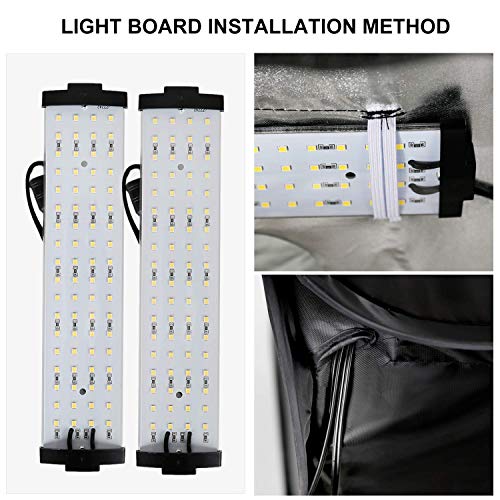 16''x16'' Photo Studio Light Box Photography with LED Lights, Portable Photo Background Shooting Tents with 4 Backdrops（Black, White, Blue,Green） - size: 16''×16''