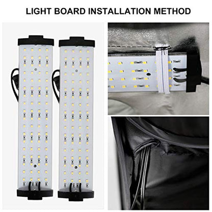 16''x16'' Photo Studio Light Box Photography with LED Lights, Portable Photo Background Shooting Tents with 4 Backdrops（Black, White, Blue,Green） - size: 16''×16''
