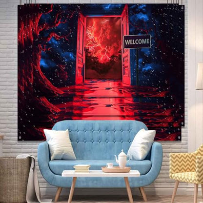 TOAOFY10×8ft Terrify Forest Backdrop, Halloween Party Backdrop, Social Media Birthday Party Decorations, Witch Photo Booth Studio Props TAYTK101 - size: 10x8ft