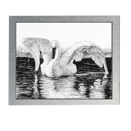 AlumaComp Aluminum Archival Painting & Mounting Panel, 10x20, Double-Sided, 100% Archival, Acid-Free, 4mm Thick, for All Media - Ideal for Professional Photographers, Fine Artists, Graphic Artists - size: 10x20"