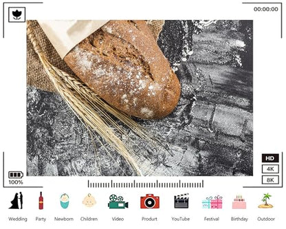 Trykid 17x10ft Artisan Rye Sourdough Bread Backdrop Fresh Wheat Flour Rustic Photography Background Bakery Food Party Decoration Tapestry Photo Booth Prop Fabric - size: 17x10ft