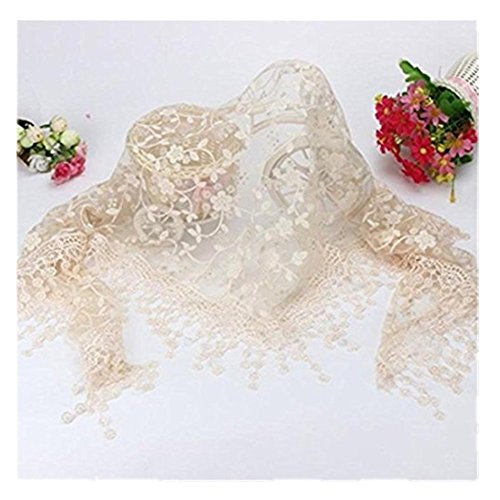 Luxury Newborn Boy Girl Baby Photography Props Wrap Lace Yarn Cloth Blanket (Beige) - color: Beige