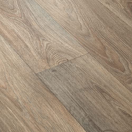 Mohawk Elite Sheet Vinyl Flooring in Winnipeg Oak | 8'6"W x 9'L Roll | Easy DIY Friendly Installation | Durable/Waterproof/Dent Resistant | (76.5 SQFT) - color: Winnipeg Oak, size: 8'6" W x 9' L