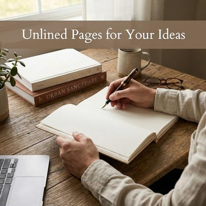 Decorative Books for Home Decor - Set of 3 Real Linen Hardcover Books with Blank Pages - Modern Farmhouse Coffee Table Decor, Shelf & Entryway Styling Accent (Neutral Tones)