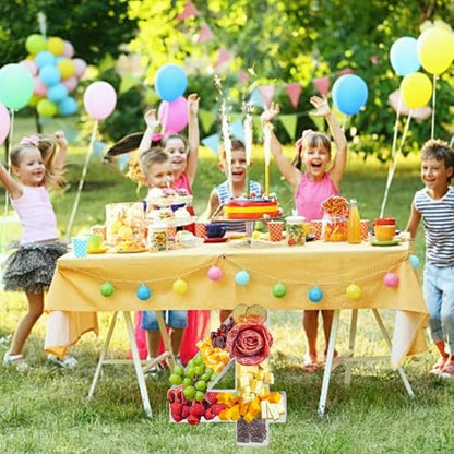 Charcuterie Cardboard Number Fillable Shaped Treat Decorative Box Anniversary Birthday Table Centerpiece (4 Style, 9inch) - size: 9inch, style: 4 Style