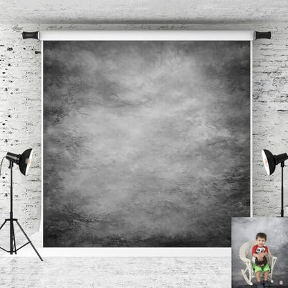 Kate Abstract Grey Vintage Wall Texture Backdrop Photo Background Studio Props,8x8ft