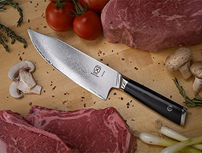 Mercer Culinary M13795 Premium Grade Super Steel, 8-Inch The Hunter Chef's Knife, G10 Handle - style: The Hunter Chef's Knife G10 Handle 8 Inch