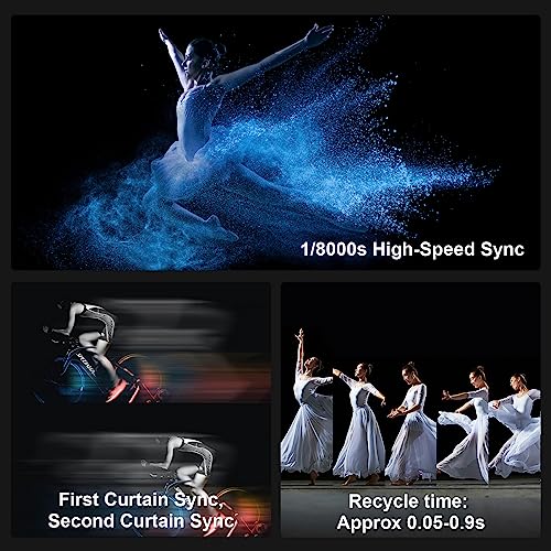 Godox 3 Pack QT600IIM 1800Ws 2.4G TTL Speedlite Studio Flash Strobe Light Bowens Mount Kit,GN76 1/8000s HHS,Recycle in 0.05-0.9 Sec for Studio Shooting, Location and Portrait Photography