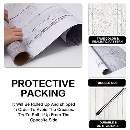 8PCS Flat Lay Backdrop Paper with T-Stand, 22x34 Inch Double Sided Wooden Marble Photography Backgrounds Paper, 8 Packs 16 Pattern Photo Props Rolls for Food Product Tabletop Blog Pictures - color: T1+8P