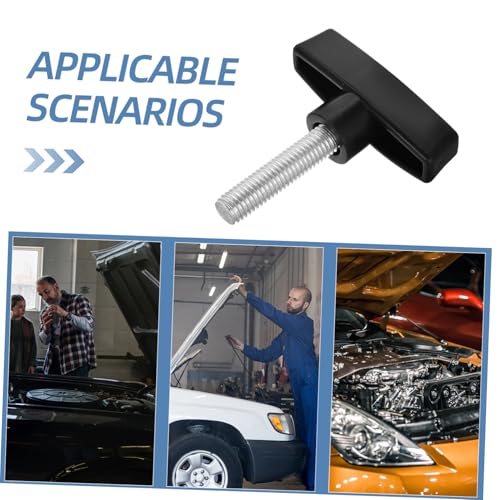 GLEAVI Aluminum Hood Lift Support Clamp Adjustable Retainer Tool for Car Hood Strut Non-Slip Prop Rod Holder for Automotive Use Compatible Trunks and Hatchbacks