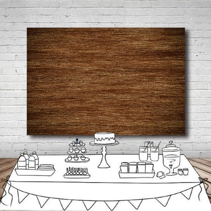 7x5FT Wood Backdrop Brown Country Retro Rustic Wooden Wall Background for Western Party Baby Shower Birthday Decorations Vinyl