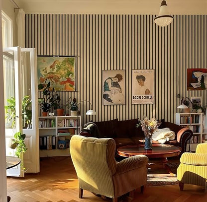 myforHD Wallpaper Peel and Stick Wood Grating Stripe Self-Adhesive Wallpaper Faux Wood Contact Paper Wood Slats Self Adhesive Wall Paper PVC Vinyl Film Removable Waterproof 17.3" x 393" - color: Wood F, size: 17.3" x 393.7"
