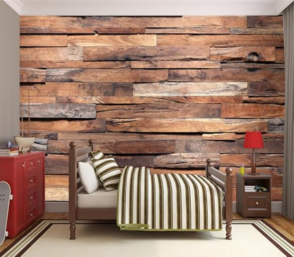 Cliouar-Timber Wood wall Texture Background Mural Wallpaper Peel and Stick 137" x 102" - color: No.21, size: 137" x 102"