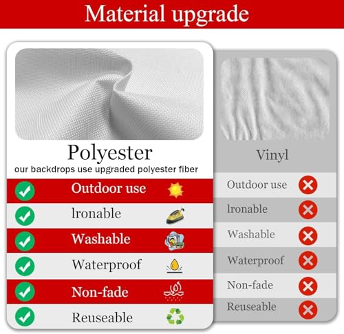 Trykid 12x10ft Baking Ingredients Rustic Table Backdrop Gourmet Food Photography Background Cooking Class Food Festival Bakery Opening Party Decoration Photo Booth Prop Fabric - size: 12x10ft