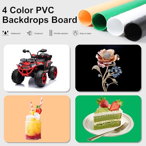 PULUZ 16x16 Inch Upgrade Photo Studio Light Box, Professional Dimmable Shooting Tent with 480 LED Lights & 4 PVC Backdrops, Portable Softbox for Jewelry, Small Product Photography - size: Upgraded-16*16 inch