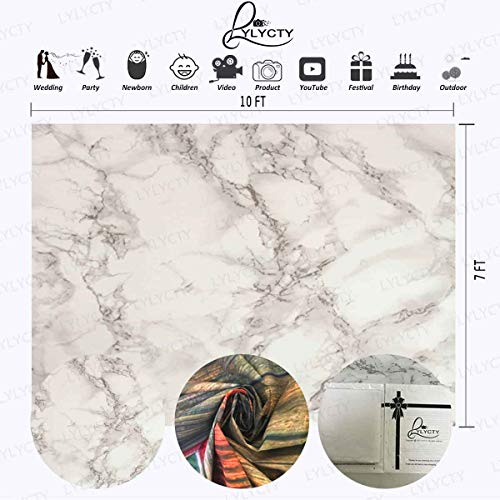 10x7ft Nature Stone Texture Backdrop Marble Texture Backdrop for Birthday Party Photography Background Portrait Photo Backdrops Photo Booth Studio Props BJLY18