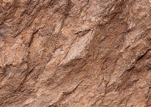 BELECO 8x6ft Fabric Brown Cliff Rock Backdrop Archeology Cave Wall Abstract Rock Stone Wall Background for Theme Party Decorations Banner Kids Adults Portrait Photo Studio Props - size: 8x6FT