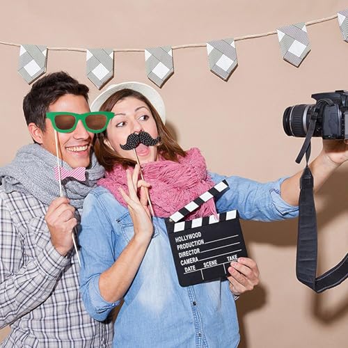 36 Pcs Photo Booth Props Carnival Circus Party Birthday Halloween Party Supply Prop Favor Graduation Kit Selfie Dressdecor