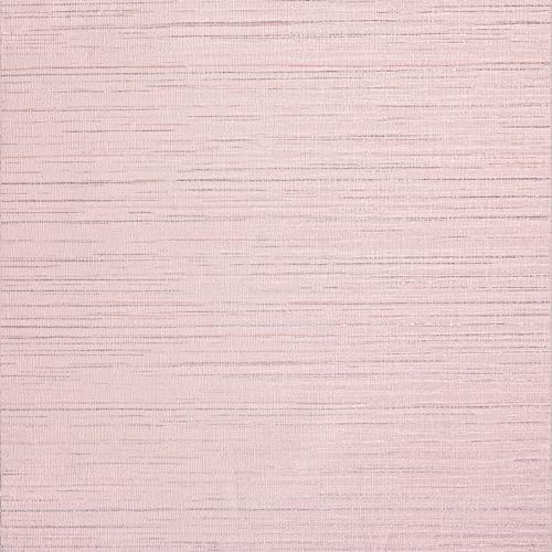 VEELIKE Pale Pink Grasscloth Peel and Stick Wallpaper Textured Grass Cloth Wallpaper 15.7''x354'' Removable Grasscloth Contact Paper Self Adhesive Pink Wall Paper for Bedroom Girls Room Bathroom - color: Pale Pink, size: 15.7" x 354"